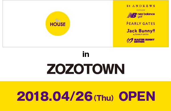 ZOZOTOWN 4/26(Thu) NEW OPEN!!